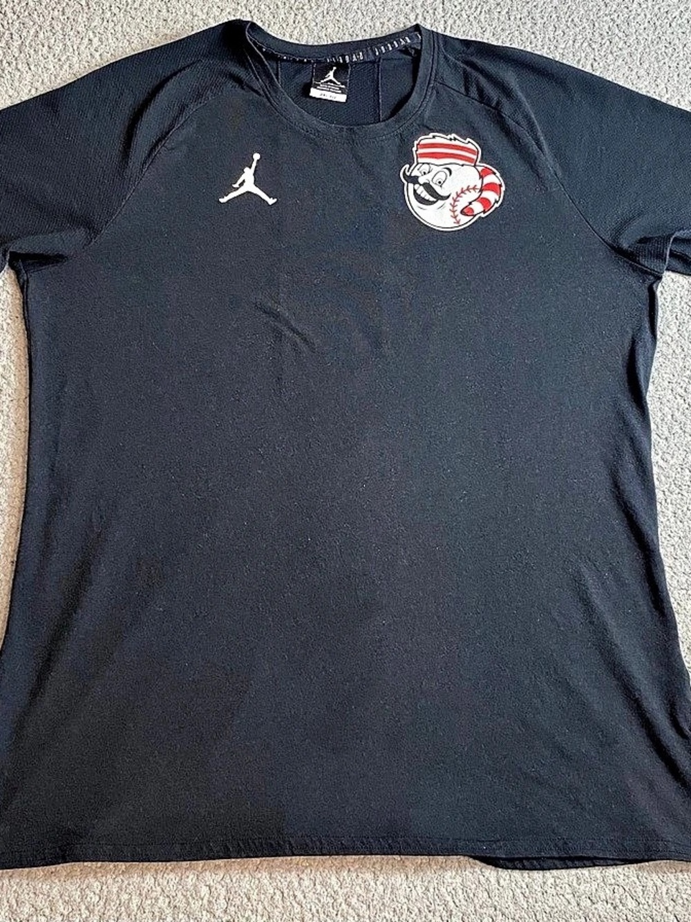 Jordan Men's Dri-FIT Baseball Jersey Black XL